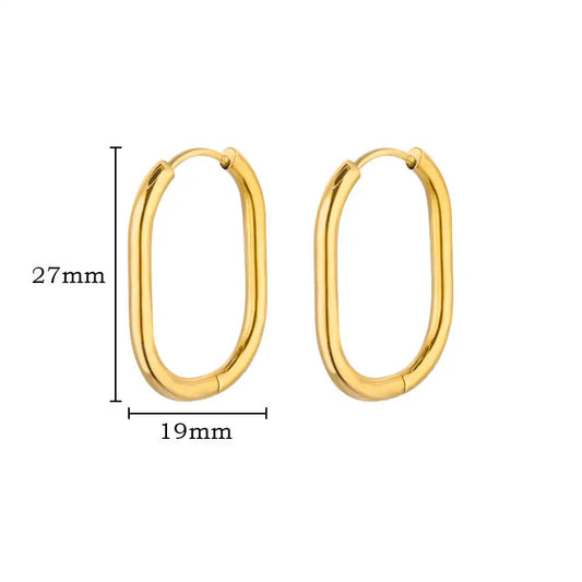Brinco Click Folheado em ouro 18K - COMPRE 1 LEVE 2