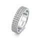 Anel Triplo Moissanite