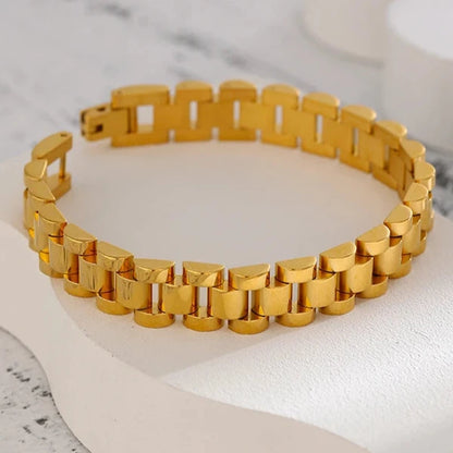 Pulseira Elos Folheada em Ouro 18K
