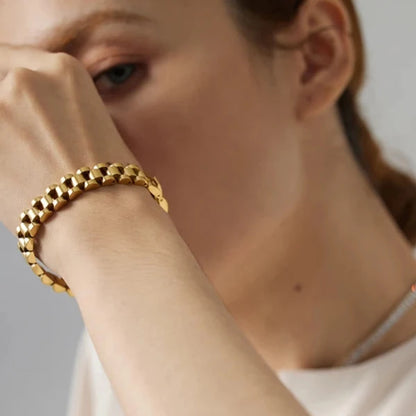 Pulseira Elos Folheada em Ouro 18K