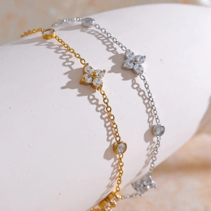 Pulseira com Pingente Flor