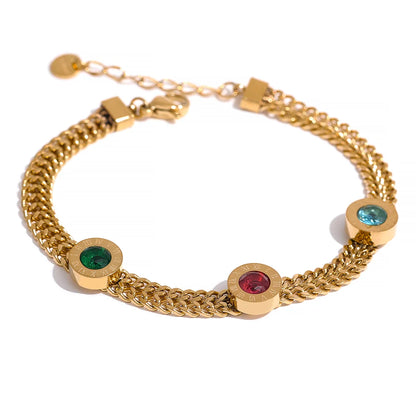 Pulseira com pequenos pingente
