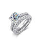 Anel Noivado Moissanite