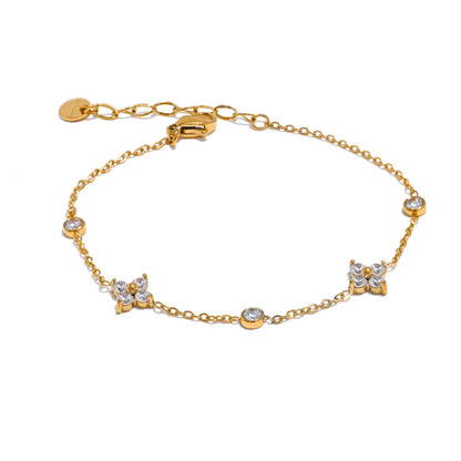 Pulseira com Pingente Flor