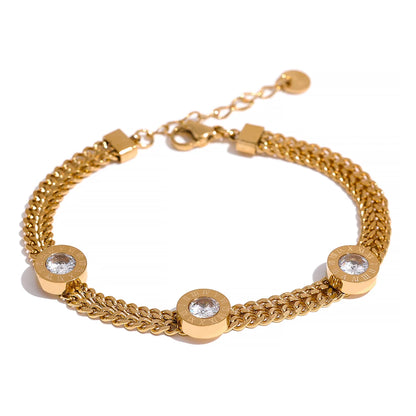 Pulseira com pequenos pingente