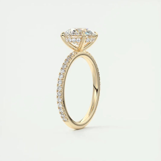 Anel Solitário Moissanite