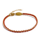 Yhpup Exquisite Black Red Polyester Thread Handmade Chain Chic Thin Bracelet Bangle Stainless Steel Korean Dainty Jewelry Gift