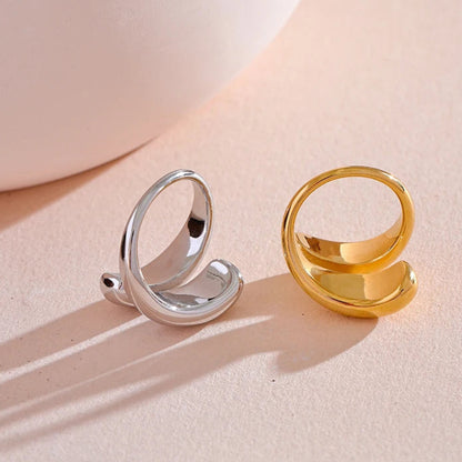 Anel Melissa, folheado em ouro 18K