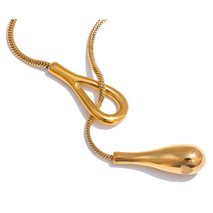 Colar Pendente Folheado em Ouro 18K