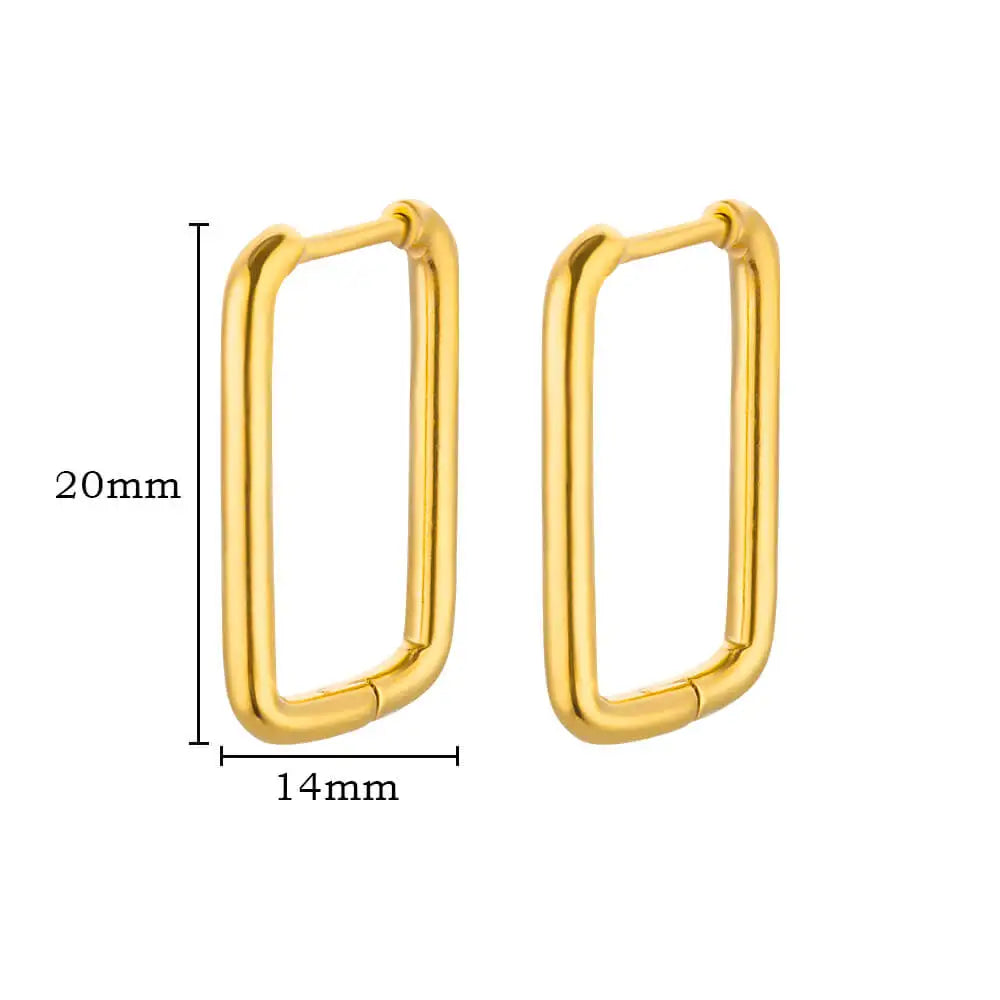 Brinco Click Folheado em ouro 18K - COMPRE 1 LEVE 2