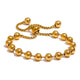 Pulseira de Bolinhas, folheado em ouro 18K