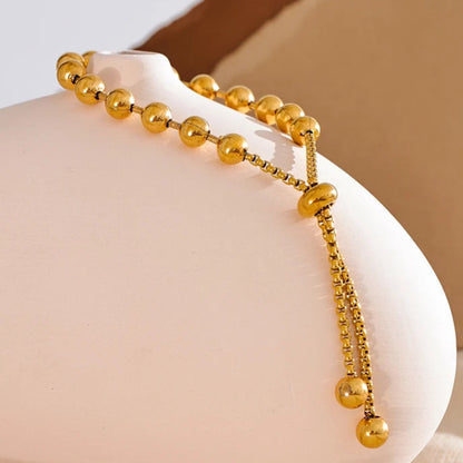 Pulseira de Bolinhas, folheado em ouro 18K