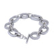 Pulseira Argola Textura, folheado em ouro 18k