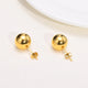 Brinco Ella, folheado em ouro 18k
