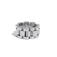 Yhpup New Waterproof Stainless Steel Chain Finger Ring Personalized Metal Texture Rust Proof Charm Fashion Jewelry for Women