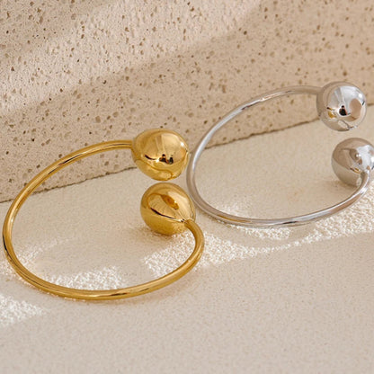 Bracelete Gota Folheado em Ouro 18K