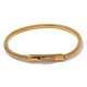 Pulseira Bangle, folheado em ouro 18k