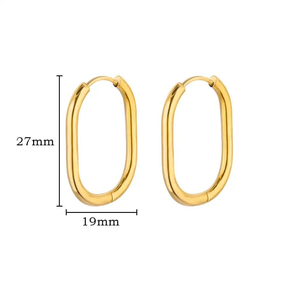 Brinco Click Folheado em ouro 18K - COMPRE 1 LEVE 2