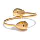 Bracelete Gota Folheado em Ouro 18K